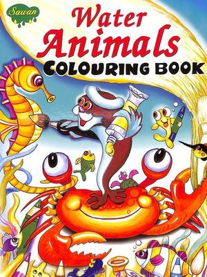 BK_9788131006672 WATER ANIMALS COLOURING BOOK