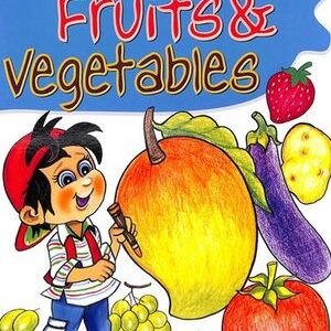 0 LEVEL COLOURING BOOK FRUITS & VEGETABLES