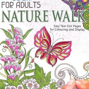 COLOURING BOOK FOR ADULTS NATURE WALK