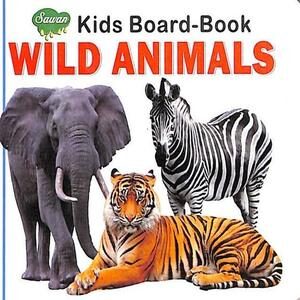 KIDS BOARD-BOOK WILD ANIMALS