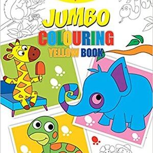 JUMBO COLOURING YELLOW BOOK