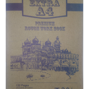 EXTRA A4 PREMIUM ROUGH WORK BOOK 132 PAGES