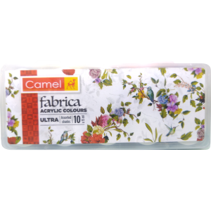 CAMEL FABRICA ACRYLIC COLOURS LTRA ASSORTED SHADES 10×15 ML
