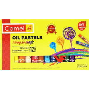 CAMEL OIL PASTELS RICHER AND INTERMIXABLE COLOURS 12 SHADES