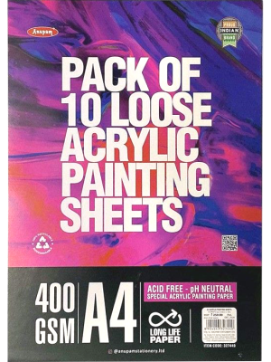 ANUPAM ACRYLIC PAINTING PAPER PACK
