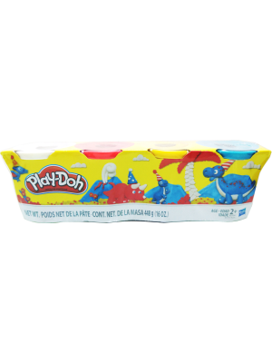 630509399666 PLAY-DOH PACK OF 4 CLASSIC COLOURS