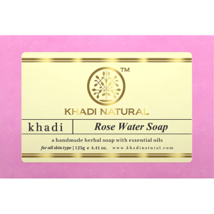 KHADI NATURAL ROSE WATER SOAP