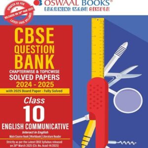 OSWAAL CBSE QUESTION BANK CHAPTERWISE AND TOPICWISE SOLVED PAPERS CLASS 10 ENGLISH COMMUNICATIVE FOR EXAM 2026