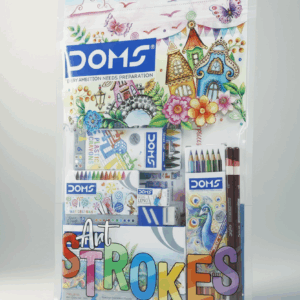 DOMS ART STROKES 10-PIECE STATIONERY KIT FOR KIDS – CREATIVE ART & GIFTING SET