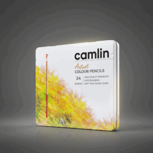 CAMLIN ARTIST COLOUR PENCILS – 24 SHADES, MULTICOLOR, SMOOTH & VIBRANT