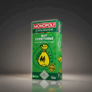 MONOPOLY BUY EVERYTHING EXPANSION – ADD MORE FUN & SPEED TO CLASSIC MONOPOLY | FAMILY BOARD GAME FOR AGES 8+ | 2–6 PLAYERS | 40 MINS GAMEPLAY