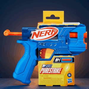 NERF N SERIES PURESTRIKE BLASTER – INCLUDES 2 N1 DARTS, PULL-BACK PRIMING | FOR KIDS 8+