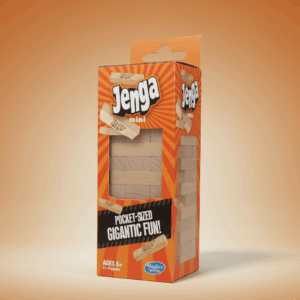 HASBRO JENGA JUNIOR – ORIGINAL HARDWOOD BLOCKS STACKING GAME FOR KIDS 6+ | FAMILY FUN, 1+ PLAYERS