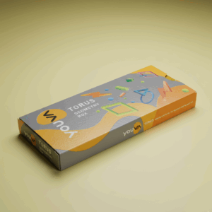 YOUVA TORUS GEOMETRY BOX – MULTICOLOR, COMPLETE SCHOOL GEOMETRY SET