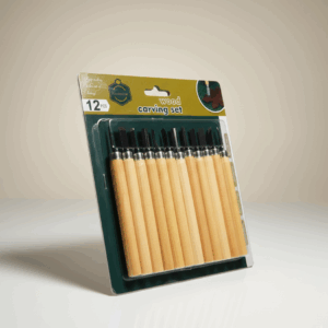 WOOD CARVING TOOLS – 12PCS SET, 13CM EACH, FOR ART & CRAFT