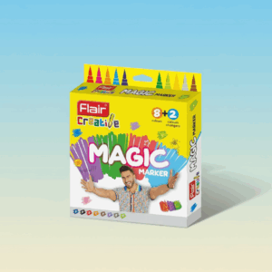 FLAIR MAGIC PENS – COLOR-CHANGING, 8 SHADES + 2 CHANGERS, NON-TOXIC