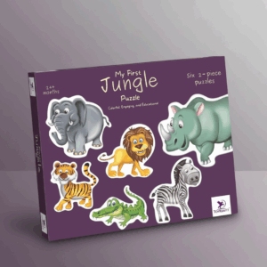TOYKRAFTT MY FIRST JUNGLE ANIMAL CHUNKY FLOOR PUZZLE
