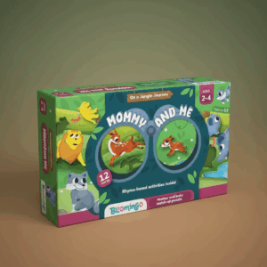 BLOOMINGO MOMMY AND ME - JUNGLE JOURNEY | EDUCATIONAL MATCHING GAME FOR KIDS AGES 2-4