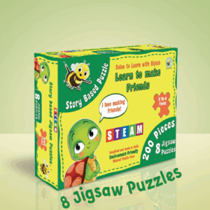 SOLVE TO LEARN 200 PCS PUZZLE SET | EDUCATIONAL TOY FOR KIDS 3-6 YEARS