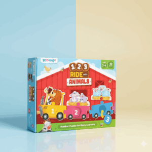 BLOOMINGO 123 RIDE WITH ANIMALS | EARLY MATH GAME FOR KIDS AGES 3+